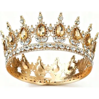 Přívěsek Baimakeji diadem (tiára) na vlasy zlatý