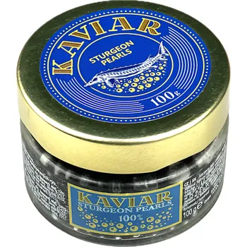 konzervovaná ryba Malossol Perly z jesetera Sturgeo 100g