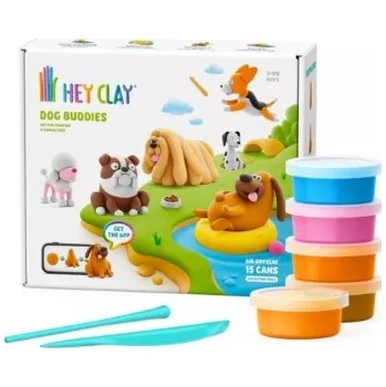 Obraz Hey Clay Sada Psí Přátelé