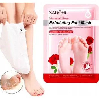 Pleťová maska Levandulová kolagenová maska na peeling nohou, Zjemňující a hydratační maska