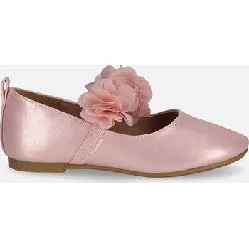 Dívčí obuv Balerínky pro dívky růžové s květinami 030 Coccodrillo WC5