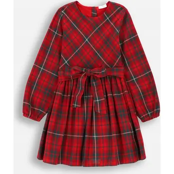 Dámské šaty Elegantní Šaty pro dívku s kostkovaným vzorem 116 Coccodrillo ZC4