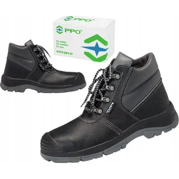 Pracovní obuv PRACOVNÍ ZIMNÍ KOTNÍKOVÁ OBUV BOZP zateplené boty PPO 758 S3 polský VÝROBEK BOZP 45