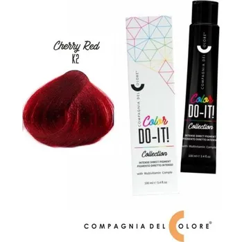 Barva na vlasy Compagnia Del Colore barva na vlasy DO-IT CHERRY RED 100 ml