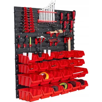 Obraz Děrovaná stěna na nářadí do dílny 78 x 78 cm