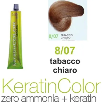 Barva na vlasy BBcos barva na vlasy s keratinem Keratin Color 8/07 100 ml