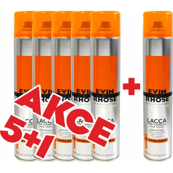Stylingový přípravek EVIN RHOSE laky na vlasy Extra Forte 500 ml 5 + 1