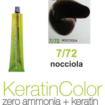 Barva na vlasy BBcos barva na vlasy s keratinem Keratin Color 7/72 100 ml