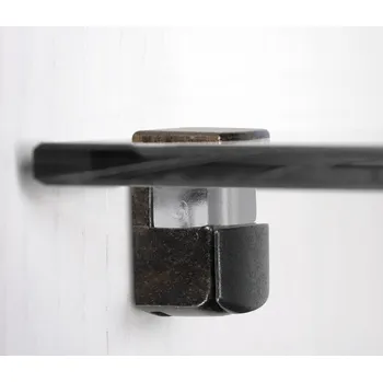 Nábytkové kování Emuca S.R.L. Podpěra skleněné police černá oxide