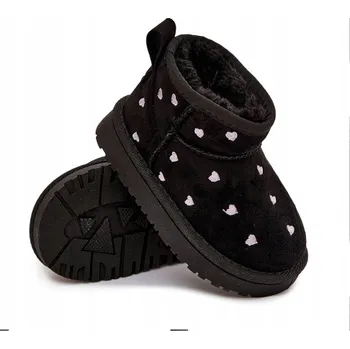 Dívčí sněhule Butosklep dětské sněhule černé barvy velikost 24