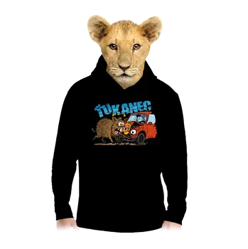 Chlapecká mikina Bastard Ťukanec dětská mikina klokanka Black