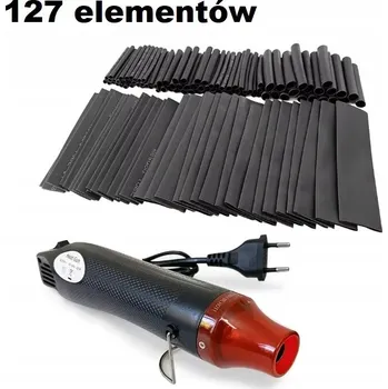 Horkovzdušná pistole Mini Horkovzdušná Pistole Hot Air 300 W + smršťovací trubičky 127 elemů