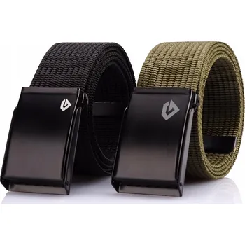 Opasek Pánský Dárkový SET 2x Pánský Opasek 125 cm GRACIO ŠIROKÝ