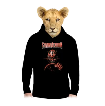 Chlapecká mikina Bastard Starmageddon dětská mikina klokanka Black