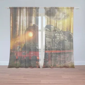 Záclona Sablio Záclony Lokomotiva 2: 2ks 150x250cm