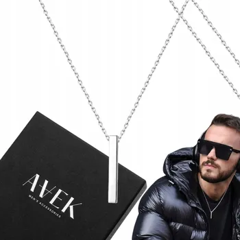 Náhrdelník PÁNSKÝ STŘÍBRNÝ OCELOVÝ NÁHRDELNÍK ŘETÍZEK S PŘÍVĚSKEM 2 MM JAKO DÁREK 55 CM