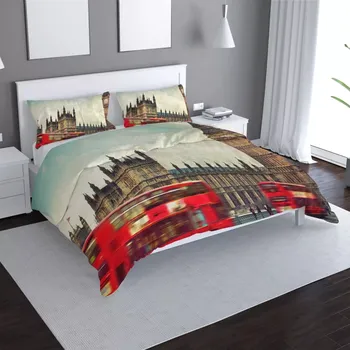 Povlečení Sablio Povlečení Londýn - 140x220 / 90x70