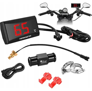 Domácí teploměr UKAZATEL TEPLOTY TEPLOMĚR MOTOCYKL LCD KOSO