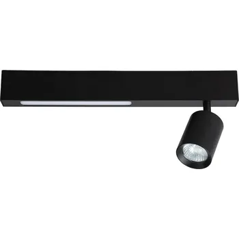Milagro Stropní Svítidlo Magnet 9W+1xGU10 3000/4000K Černé STROPNÍ SVÍTIDLA