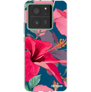 Pouzdro na mobilní telefon Picasee silikonový průhledný obal pro Xiaomi 13T - Hibiscus