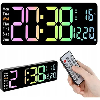 Hodiny Stolní hodiny Nobitech černé 16,5 cm