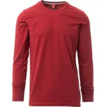 Payperwear Bavlněné triko Pineta s bočními švy Barva: Červená vínová, Velikost: 3XL