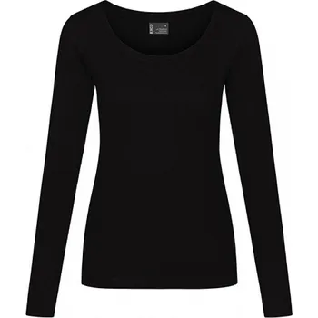 Dámské tričko EXCD by Promodoro Dámské tričko s dlouhým rukávem odolné proti žmolkování Barva: Černá, Velikost: 3XL CD4095