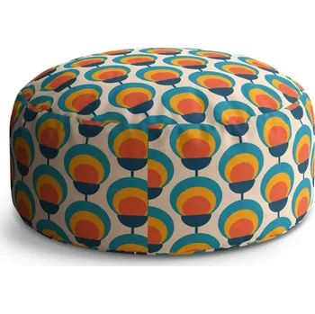 Taburet Sablio Taburet Circle Duhové spektrum: 38x48 cm