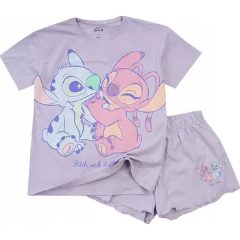 Dámské pyžamo EplusM dámské pyžamo bavlna fialové, velikost L