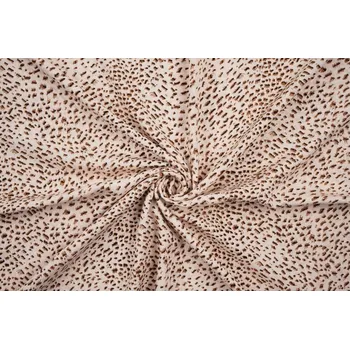 VISKÓZA S VZOREM PANTERA NA BLŮZKY A ŠATY - LEHKÁ A VZDUŠNÁ LÁTKA