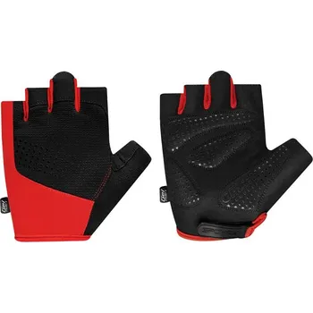 cyklistický dres Pánské cyklistické rukavice Spokey AVARE, černo-červené M