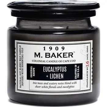 Svíčka Tradiční sójová svíčka Eukalyptus & Lišejník Colonial Candle