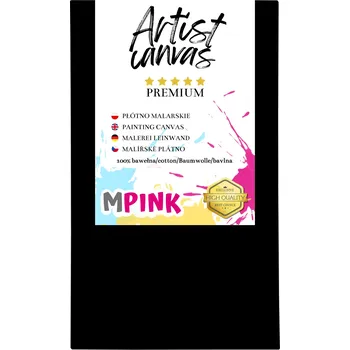 Malířské plátno Malířské Plátno 60 x 100 cm Černé plátno Ideální pro malování