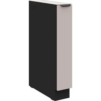 Kuchyňská linka Nábytek PEGAS s.r.o. Dolní skřínka ARONA - 15 D CARGO BB, Černá mat/Kašmír