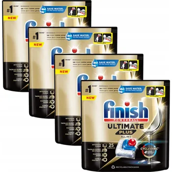 Přípravek do myčky Kapsle do myčky Finish All in One svěží vůně 100 ks 1,400 kg