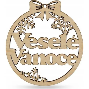 Vánoční dekorace Prolamovaná Vánoční Koule , hladká Vánoční Koule vánoční koule 10 cm, 1 ks