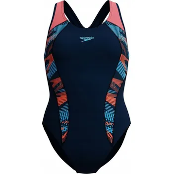 Dámské plavky Dámské plavky na bazén Speedo Placement Laneback, velikost D44