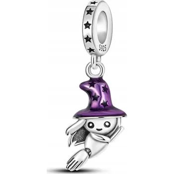 Přívěsek Přívěsek STŘÍBRO 925 Charms Čarodějnice Baba Jaga