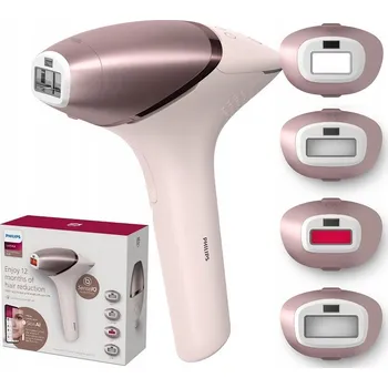PHILIPS LUMEA 9900 PRO ŽENY, EPILACE SVĚTLEM + 4 NÁSTAVCE