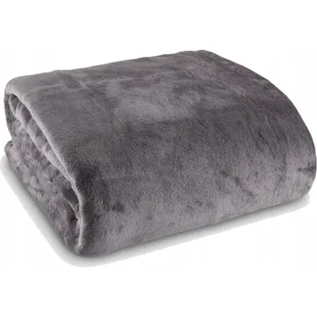 deka Velká Měkká Fleecová Deka Šedá