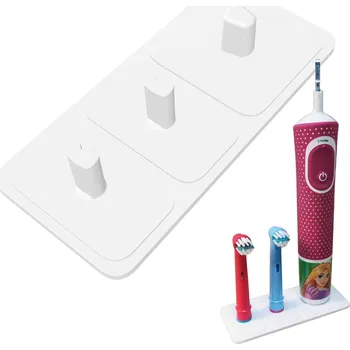 Elektrický zubní kartáček Stojan, držák na elektrický zubní kartáček a hlavice Oral-B Braun 1+2