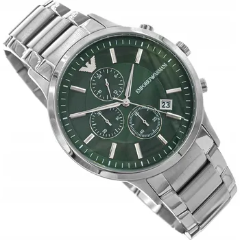 Hodinky Pánské hodinky EMPORIO ARMANI Renato AR11507 stříbrné na ocelovém náramku
