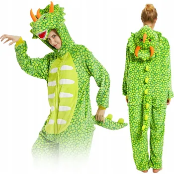 Dámské pyžamo KOSTÝM ONESIES KIGURUMI TEPLÉ PYŽAMO JEDNODÍLNÉ TEPLÁKOVKA KOMBINEZA M