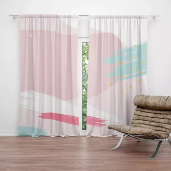 Závěs Sablio Závěs Světlý vzor: 2ks 140x250cm