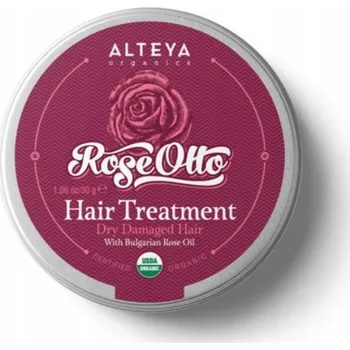 Vlasová regenerace Alteya Organics Růžová maska na vlasy Alteya 40 ml