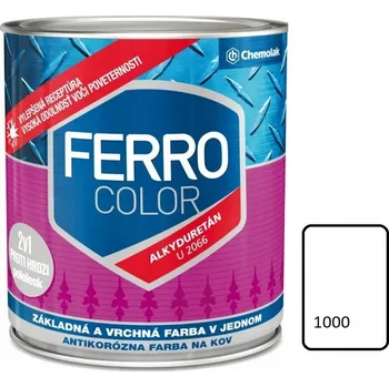 barva na kov BARVA NA KOV ANIKOROZNÍ 2,5L BÍLÁ