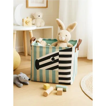 Úložný box Sinsay - Úložný koš se zebrou - tyrkysová - 528GJ-06X - 528GJ-06X-ONE