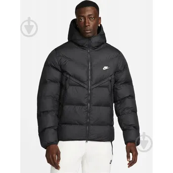 Pánská bunda Nike Sportswear Club péřová, černá, velikost XL