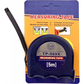 metr MĚŘÍTKO METR METR METRICKÁ SVINOVACÍ MĚŘICÍ PÁSKA KOVOVÁ S ARETACÍ 5 M