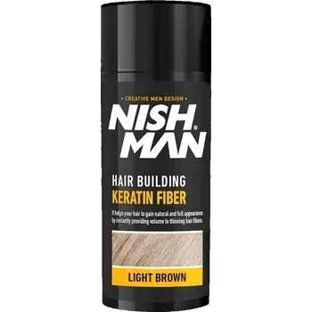 Vlasová regenerace Keratinové vlákno Nishman Hair Building Keratin Fiber Tmavě hnědé 21g